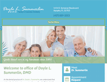 Tablet Screenshot of drsummerlin.com